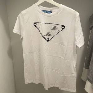 Prada Triangle logo tshirt